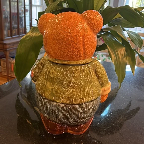 Bear Ceramic Cookie Jar by CKA - 10 1/2" H - Picture 5 of 12